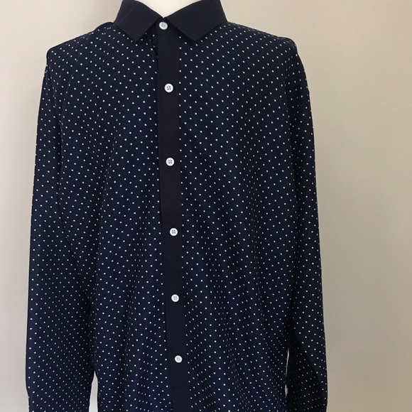 Formal Navy Blue Long Sleeve - Picture 1 of 3
